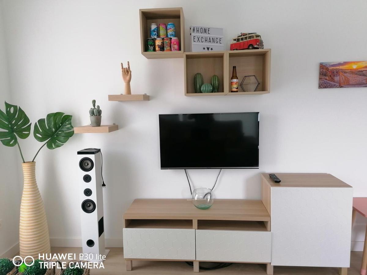Luminoso Apartamento En Circulo Miramar Luanco Esterno foto