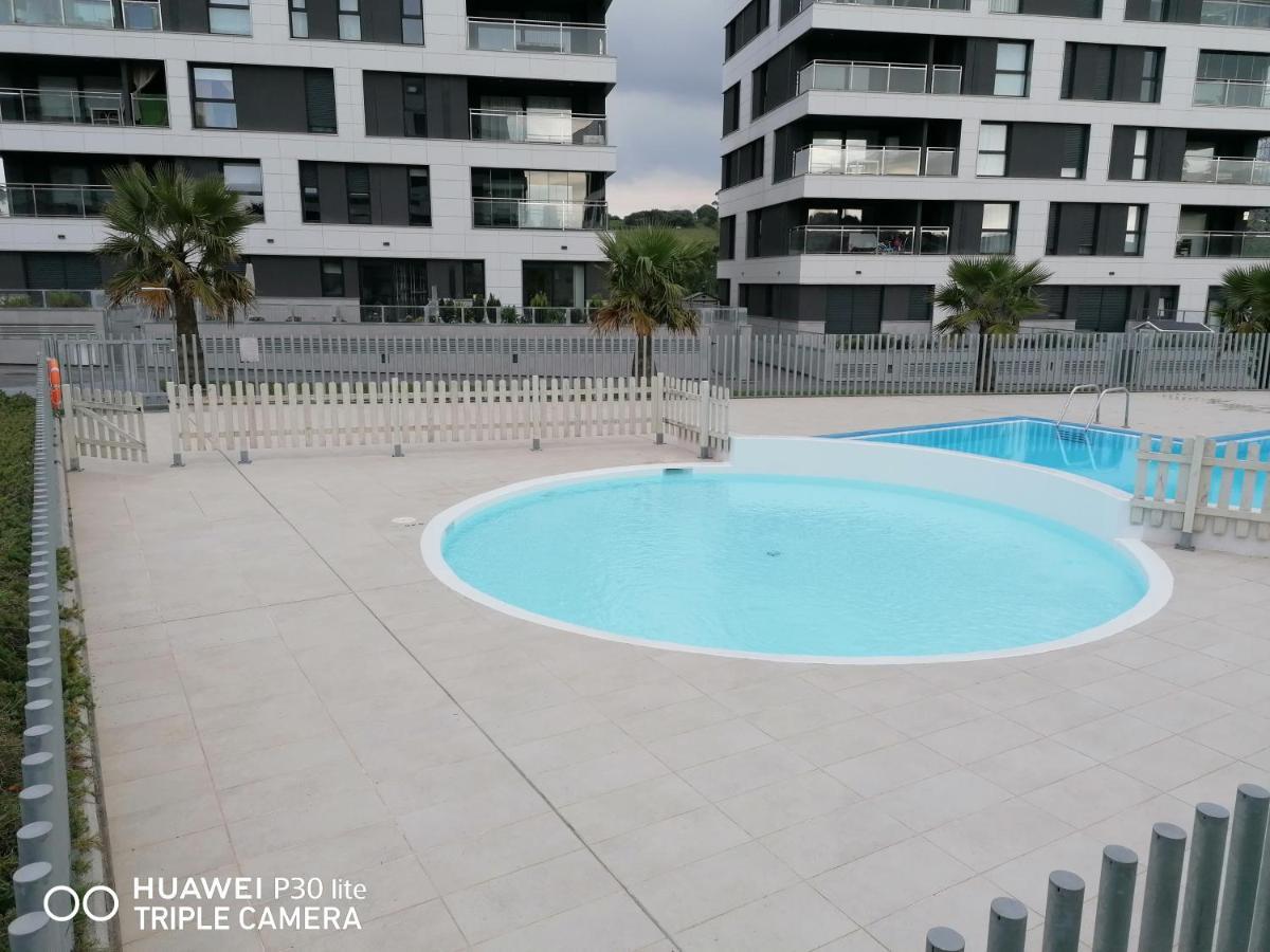 Luminoso Apartamento En Circulo Miramar Luanco Esterno foto