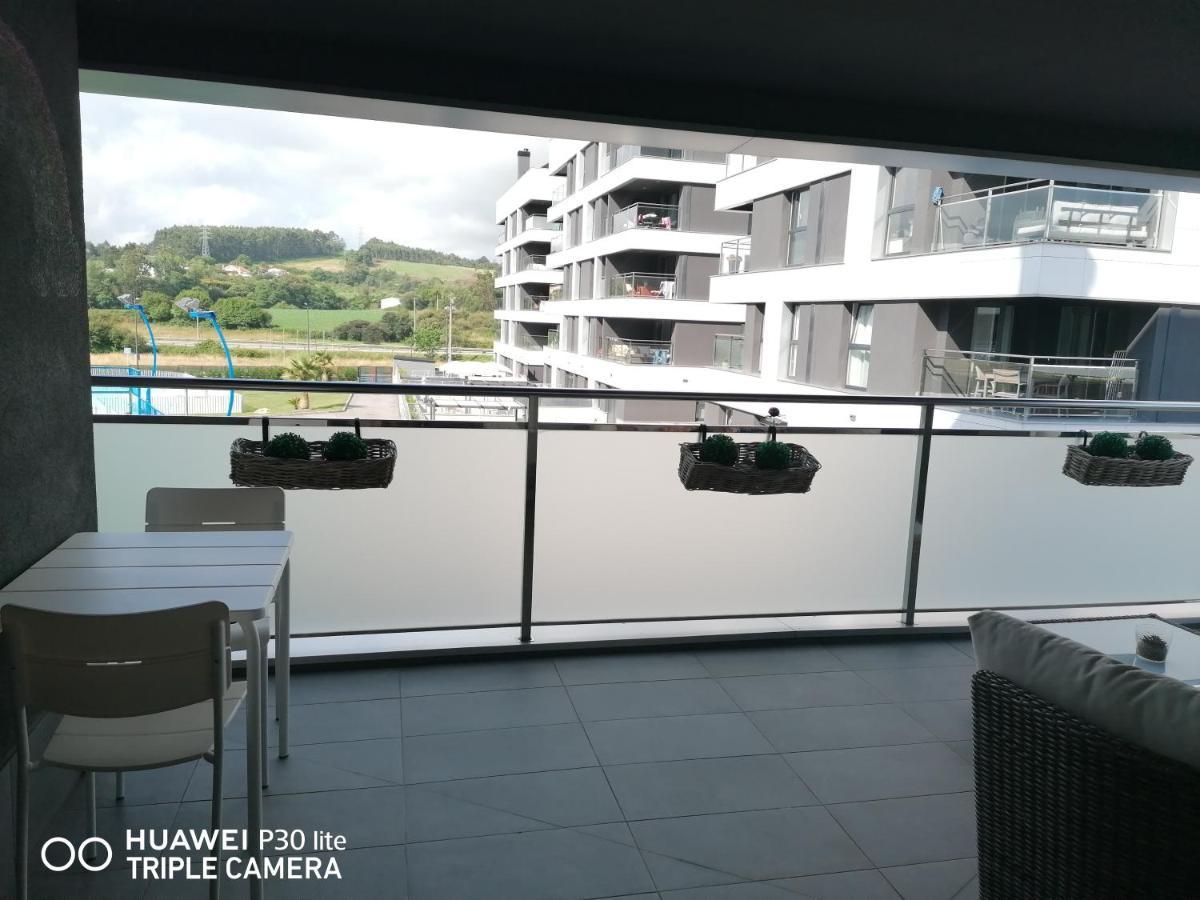 Luminoso Apartamento En Circulo Miramar Luanco Esterno foto