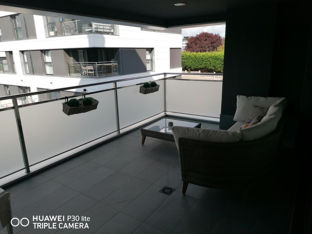 Luminoso Apartamento En Circulo Miramar Luanco Esterno foto